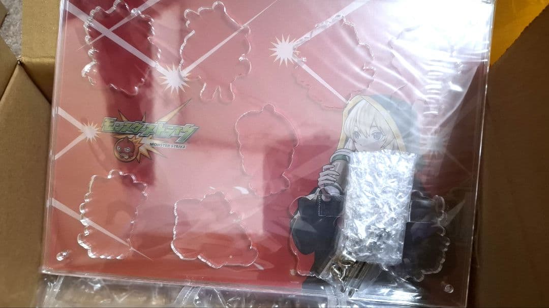 モンスターストライク　アクリルディスプレイ　ラバーマスコット９種　未開封