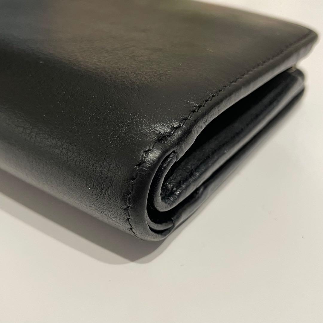 【廃盤】ヴィヴィアンウエストウッド ビッグオーブ がま口 2つ折り財布 ブラック