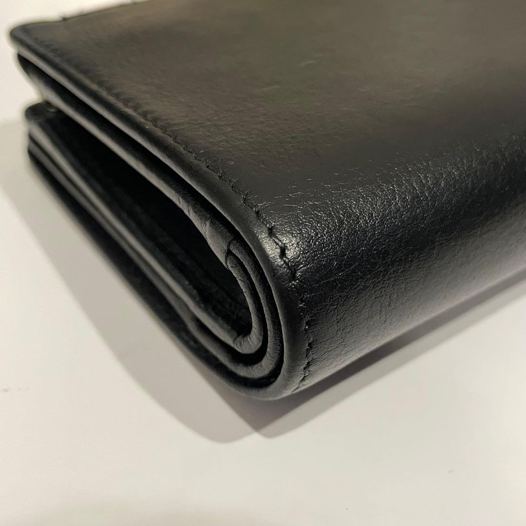 【廃盤】ヴィヴィアンウエストウッド ビッグオーブ がま口 2つ折り財布 ブラック