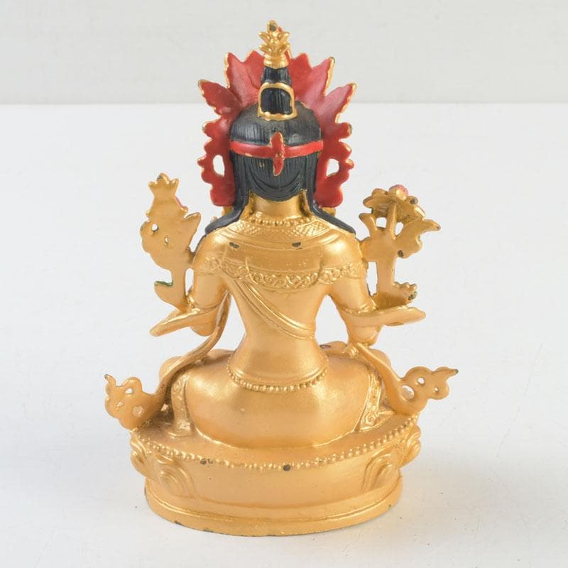 仏教美術　古銅鍍金　チベット仏　仏像　置物　V　9358
