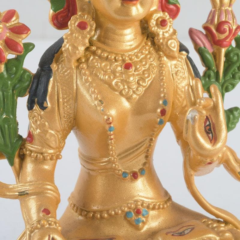 仏教美術　古銅鍍金　チベット仏　仏像　置物　V　9358