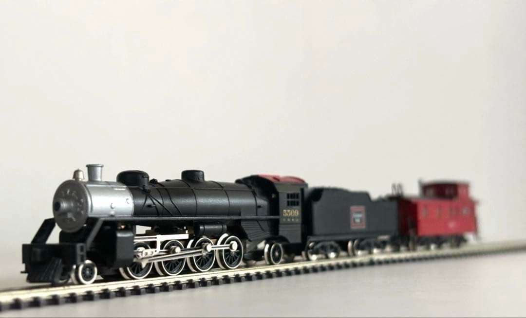 メルクリン　ミニクラブ 　バーリントンルート　ミカド大型蒸気機関車&カブース