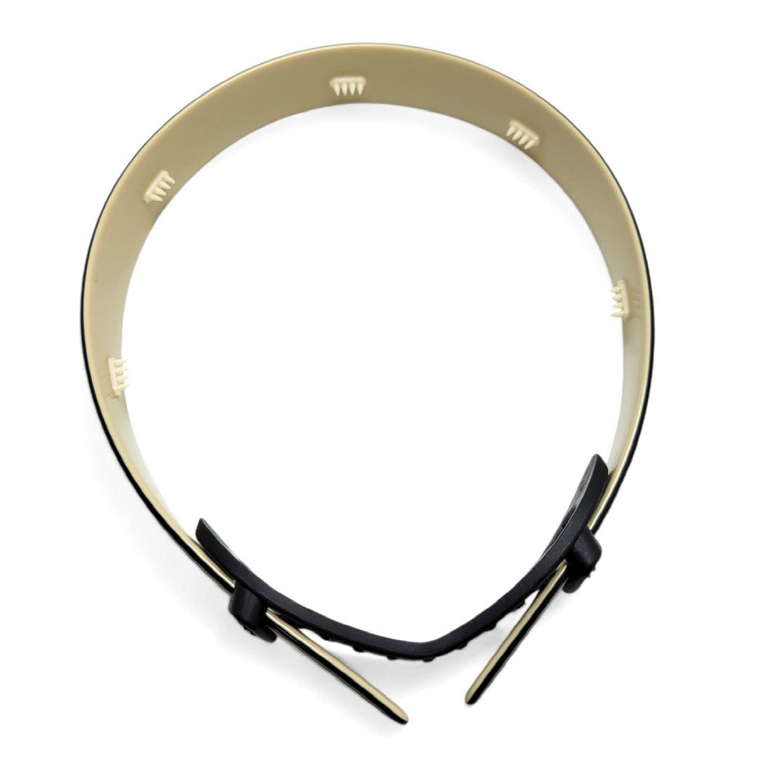 【極美品】ALEXANDRE DE PARIS カチューシャ ホワイト ブラック