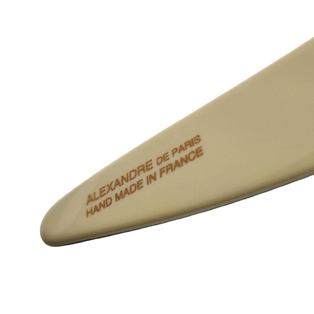 【極美品】ALEXANDRE DE PARIS カチューシャ ホワイト ブラック