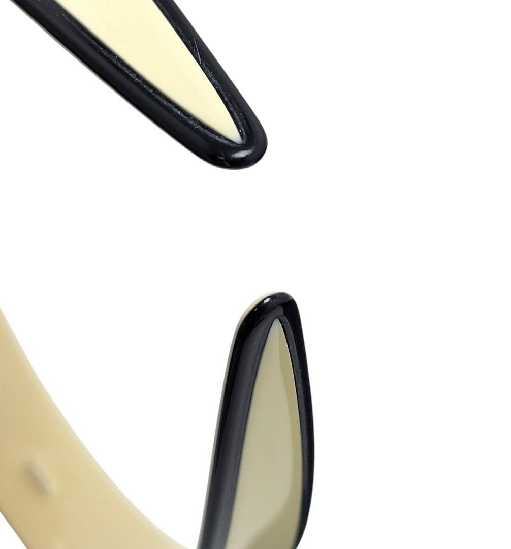 【極美品】ALEXANDRE DE PARIS カチューシャ ホワイト ブラック