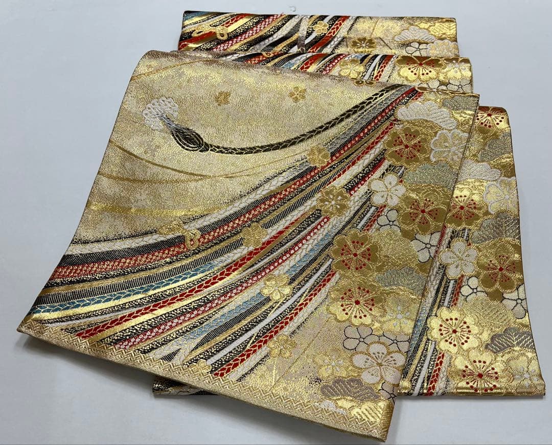 振り袖　フルセット　別誂長襦袢　ガード加工　金彩加工　刺繍入り　絞り入り　674