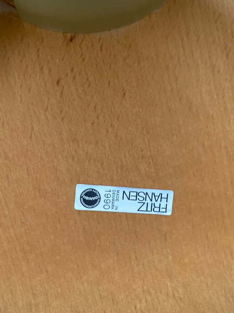 LLC様アルネヤコブセン　フリッツハンセン　セブンチェア1990年ナチュラル①