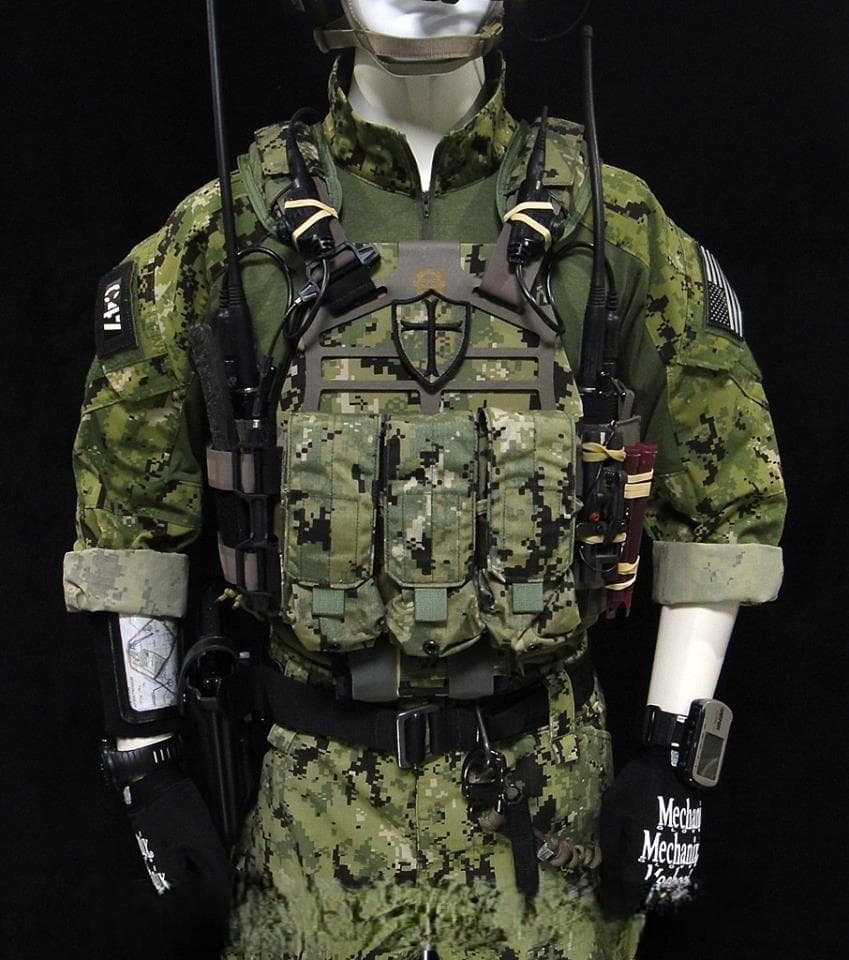 SEMAPO AOR2 コンバットシャツ NAVY CUSTOM DEVGRU