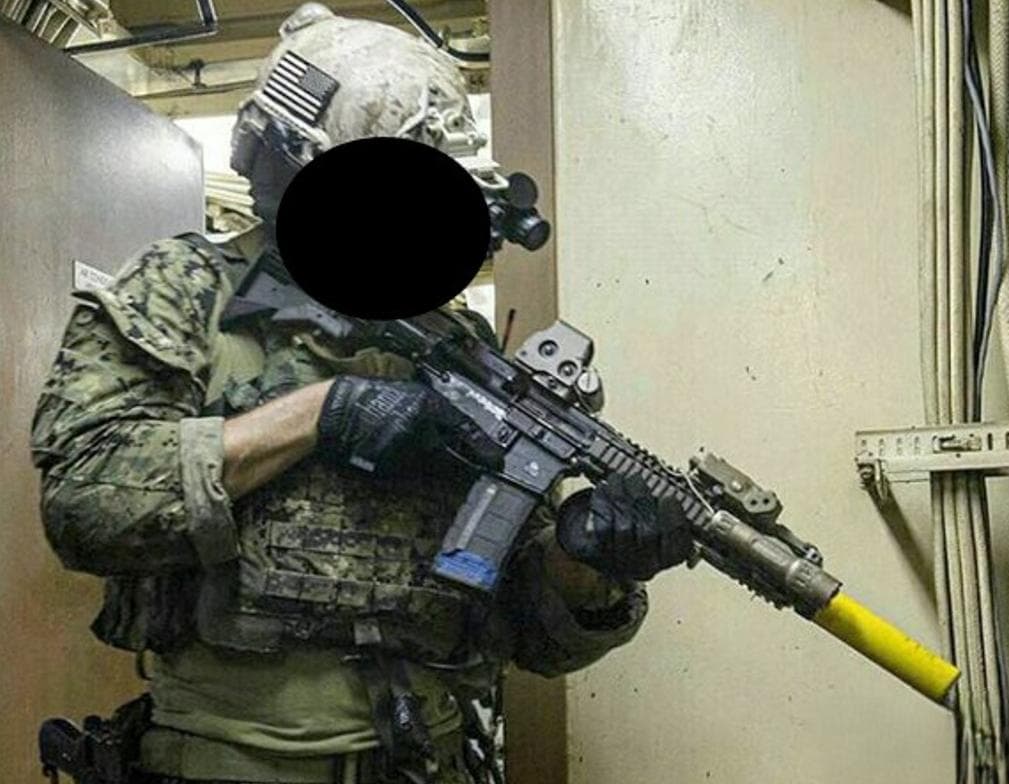 SEMAPO AOR2 コンバットシャツ NAVY CUSTOM DEVGRU