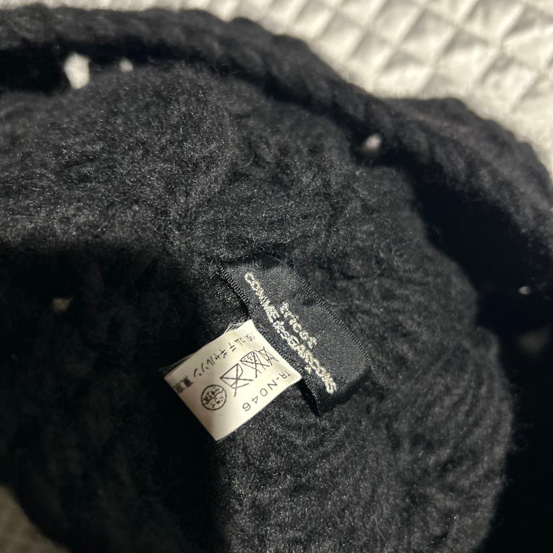 00s archive ボンボンニット帽　黒