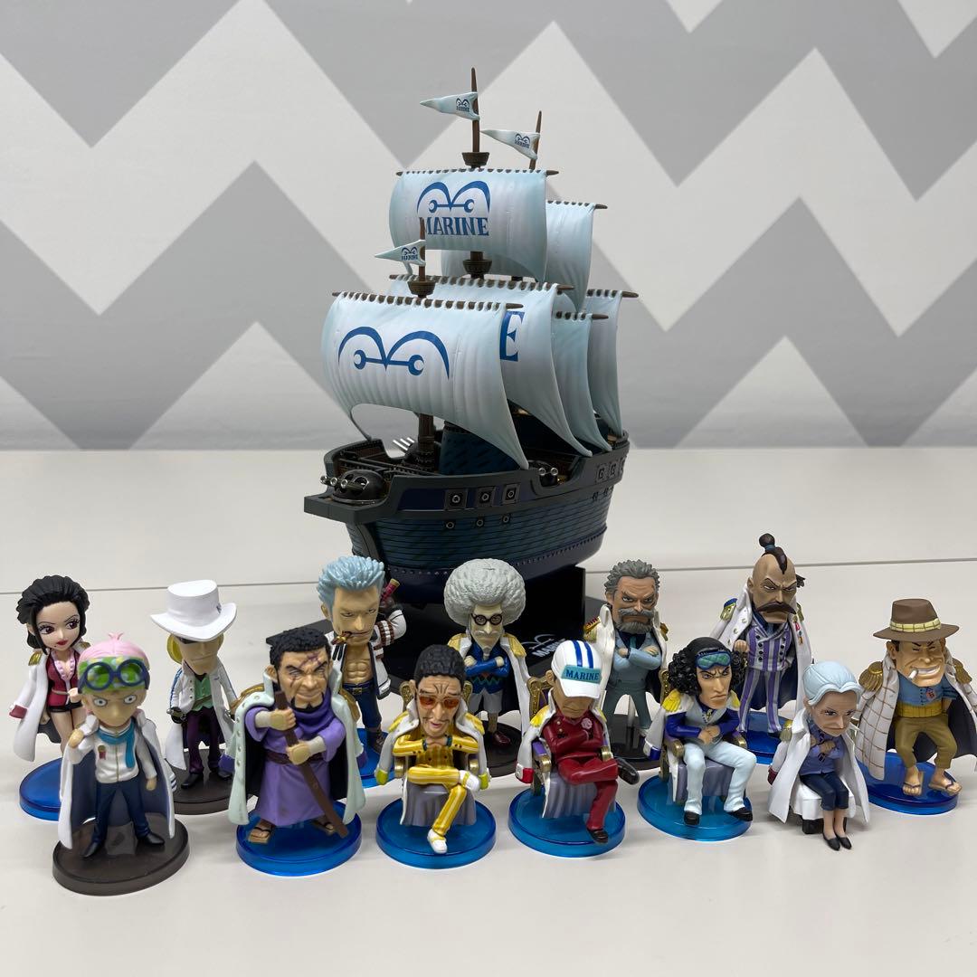 ワンピース　海軍　ワーコレ　海軍船　大将　赤犬　青雉　黄猿　センゴク　藤虎