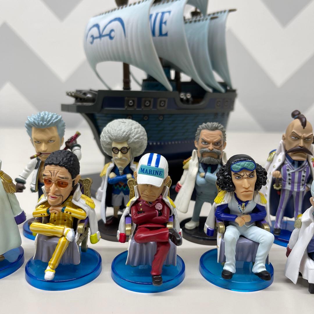 ワンピース　海軍　ワーコレ　海軍船　大将　赤犬　青雉　黄猿　センゴク　藤虎