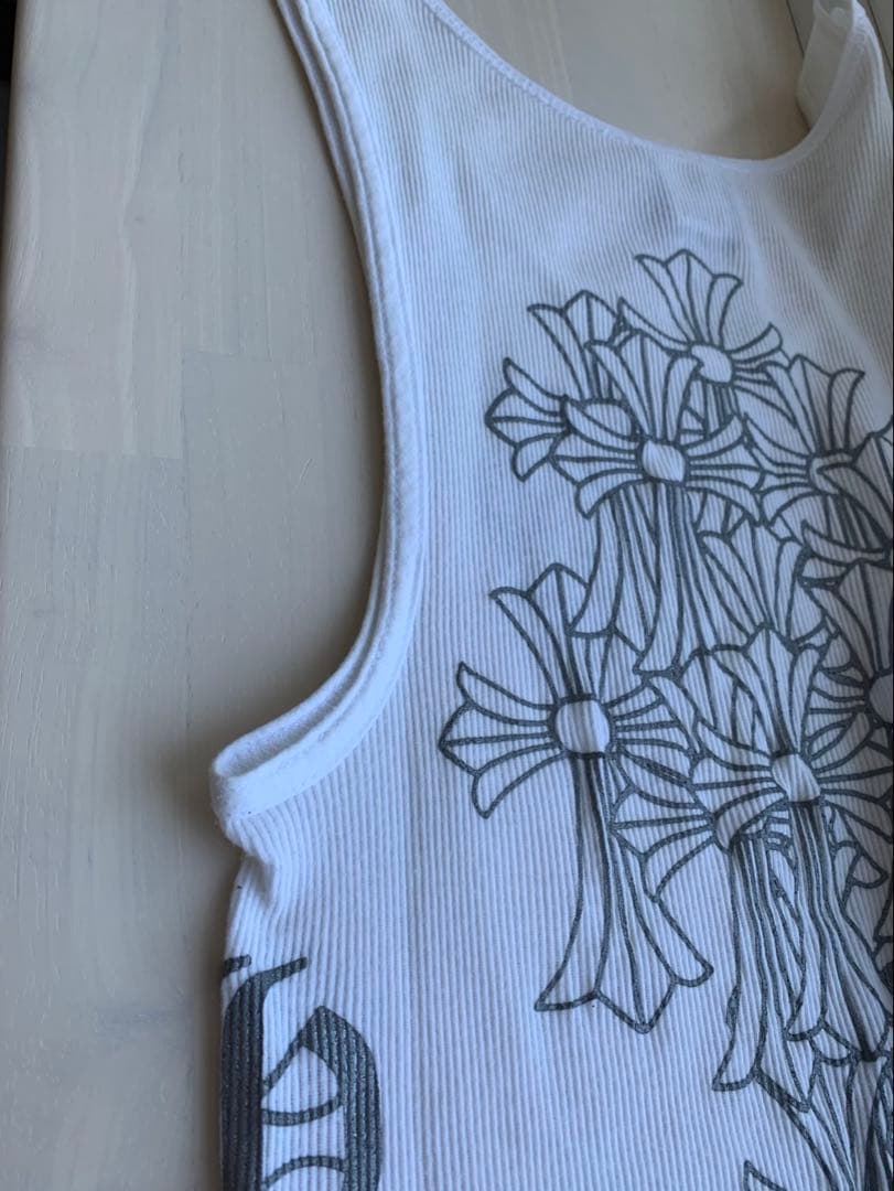 Chrome Hearts ホワイト タンクトップ　M