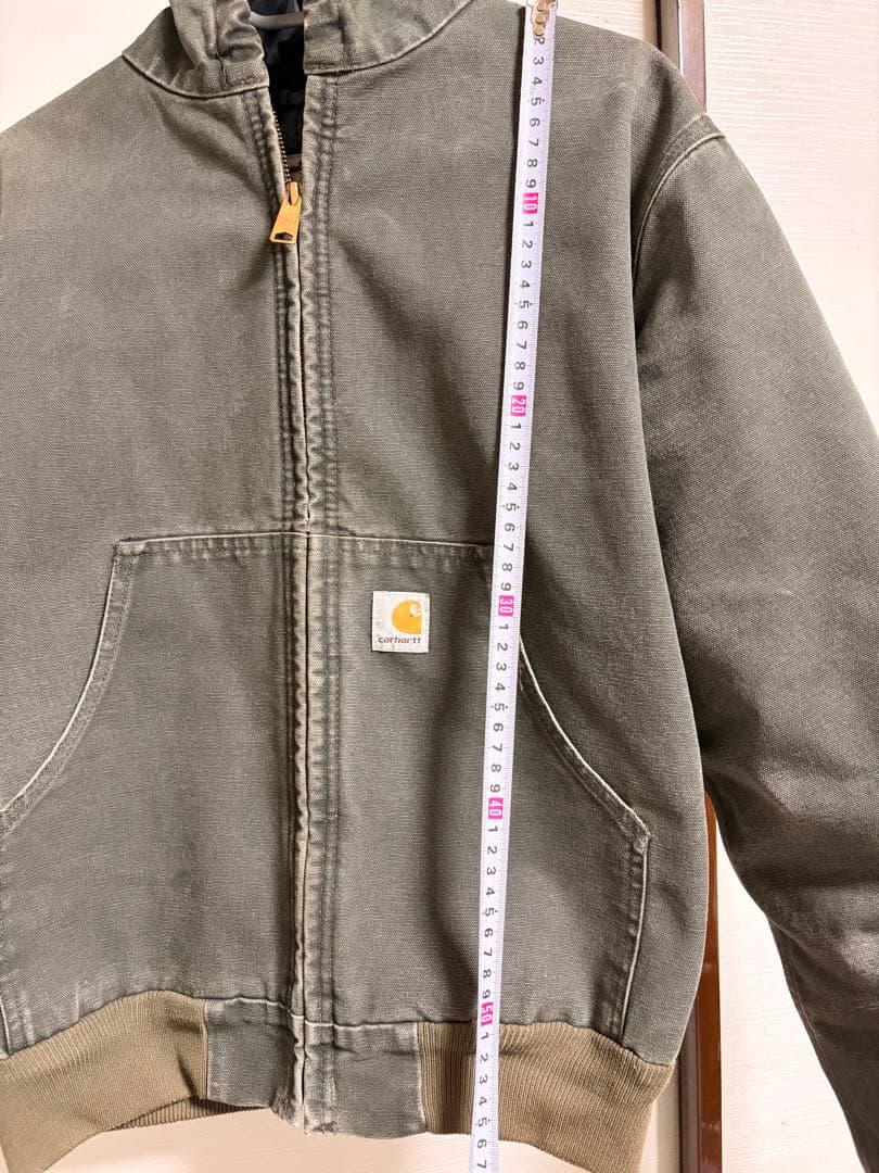 Carhartt フード付きジャケット オリーブグリーンXS