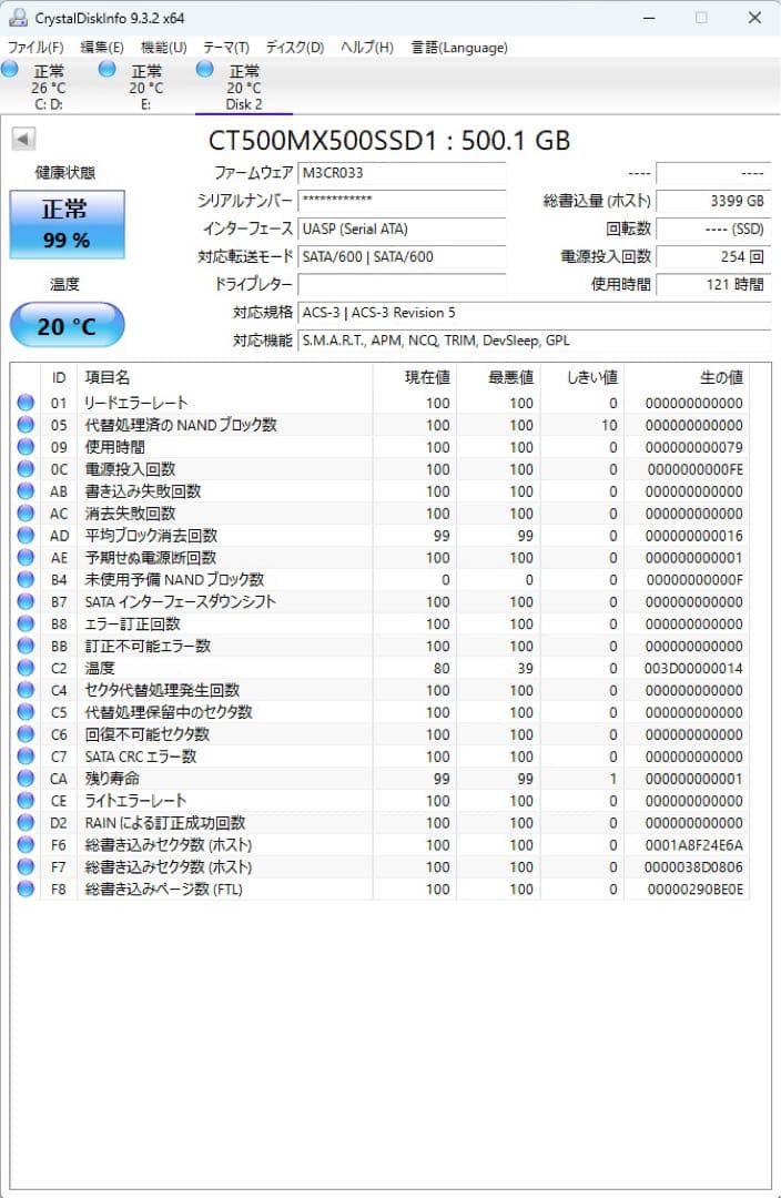 2.5インチ SATA SSD 4個セット