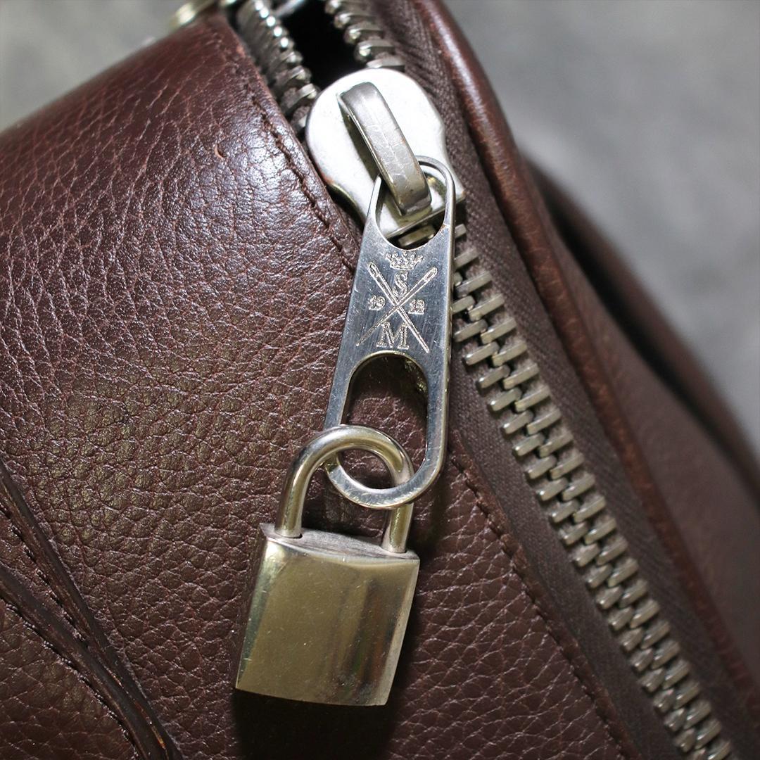 ITALY高級ブランド✨ストールマンテラッシ トラベルキャリーバッグ レザー