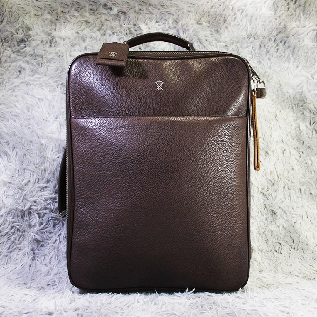ITALY高級ブランド✨ストールマンテラッシ トラベルキャリーバッグ レザー