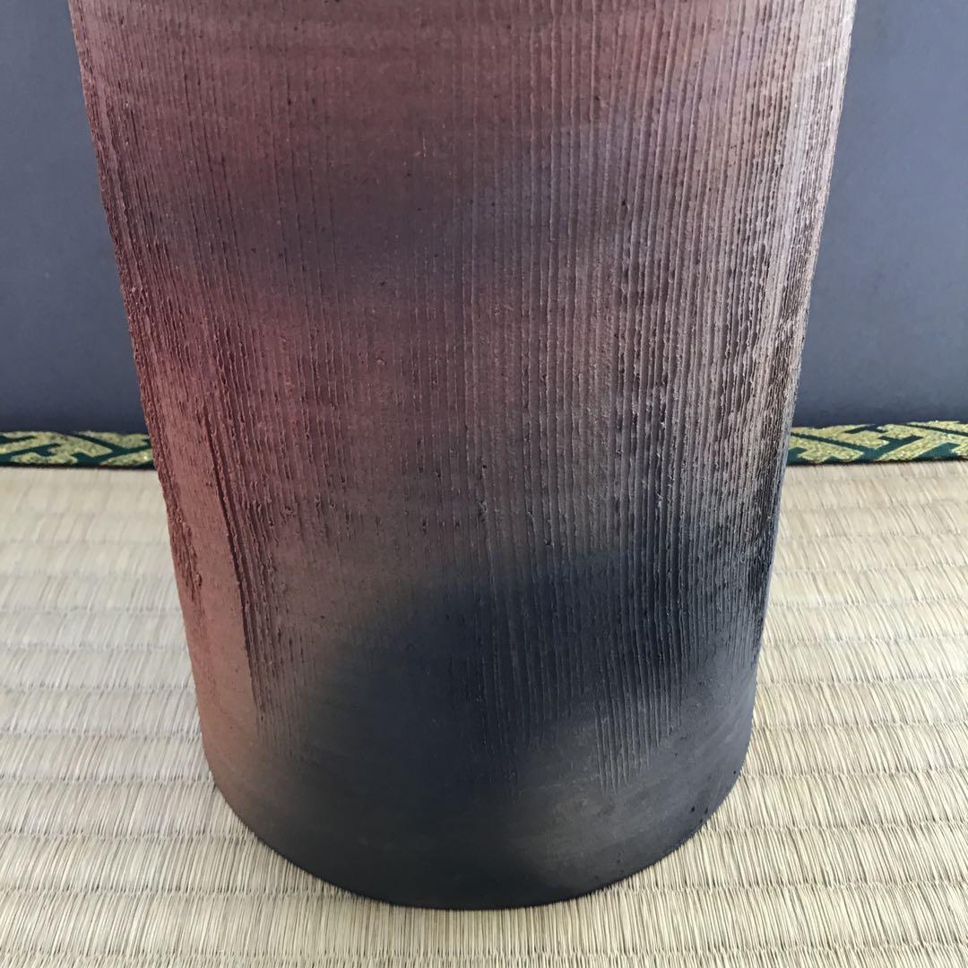 茶道具　南蛮縄簾　細水指　太仙窯作　共箱　紙箱　S11MS