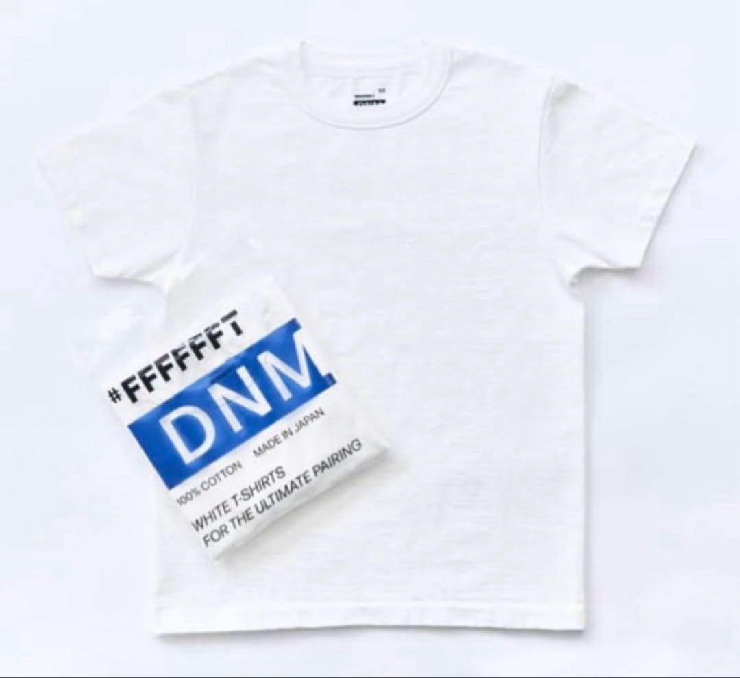 【新品未使用】#FFFFFFT DNM Tシャツ サイズ02 1枚 白T②