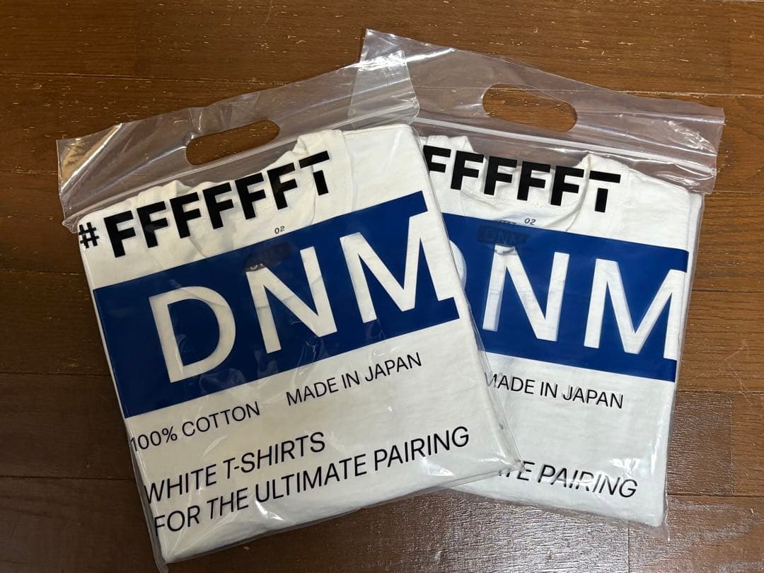 【新品未使用】#FFFFFFT DNM Tシャツ サイズ02 1枚 白T②