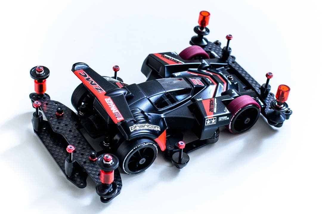 専用★ミニ四駆完成品★ネオトライダガーZMC VZカスタム 塗装済フルベアリング