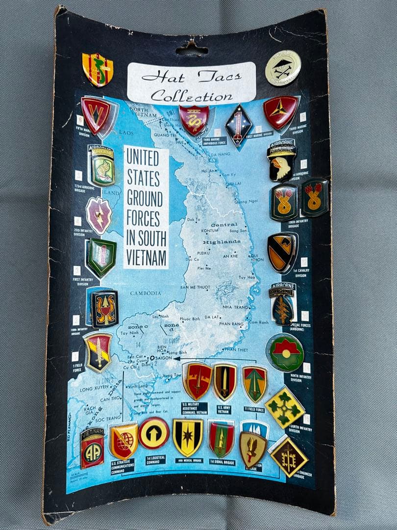米軍　ベトナム派遣部隊　ピンバッジ