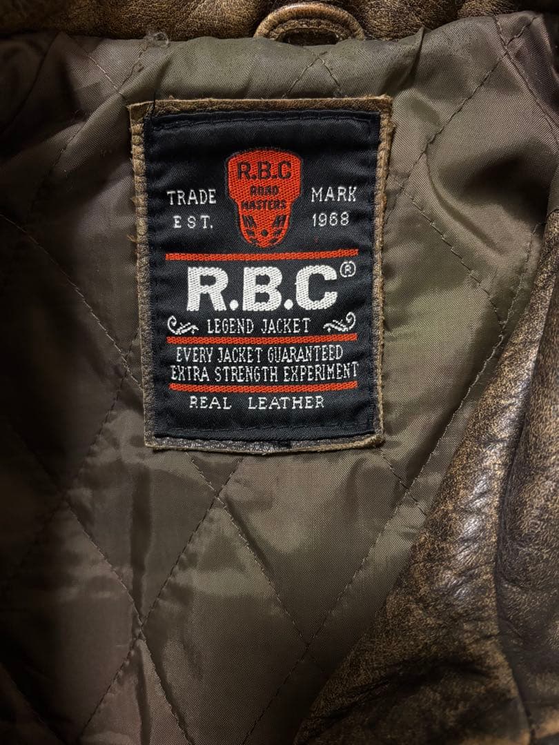 R.B.C LEGEND JACKET シングルライダース　本革