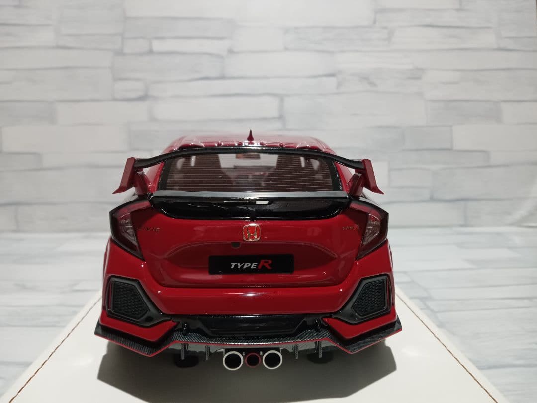 1/18 シビック　タイプR　FK8 ミニカー　40台限定　ディーラー品　レッド