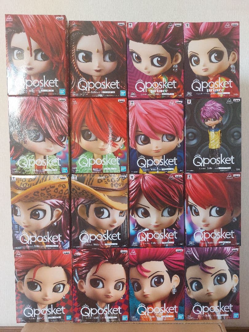 K*I様 hide Qposket フィギュア 16体コンプリートセット　未開封