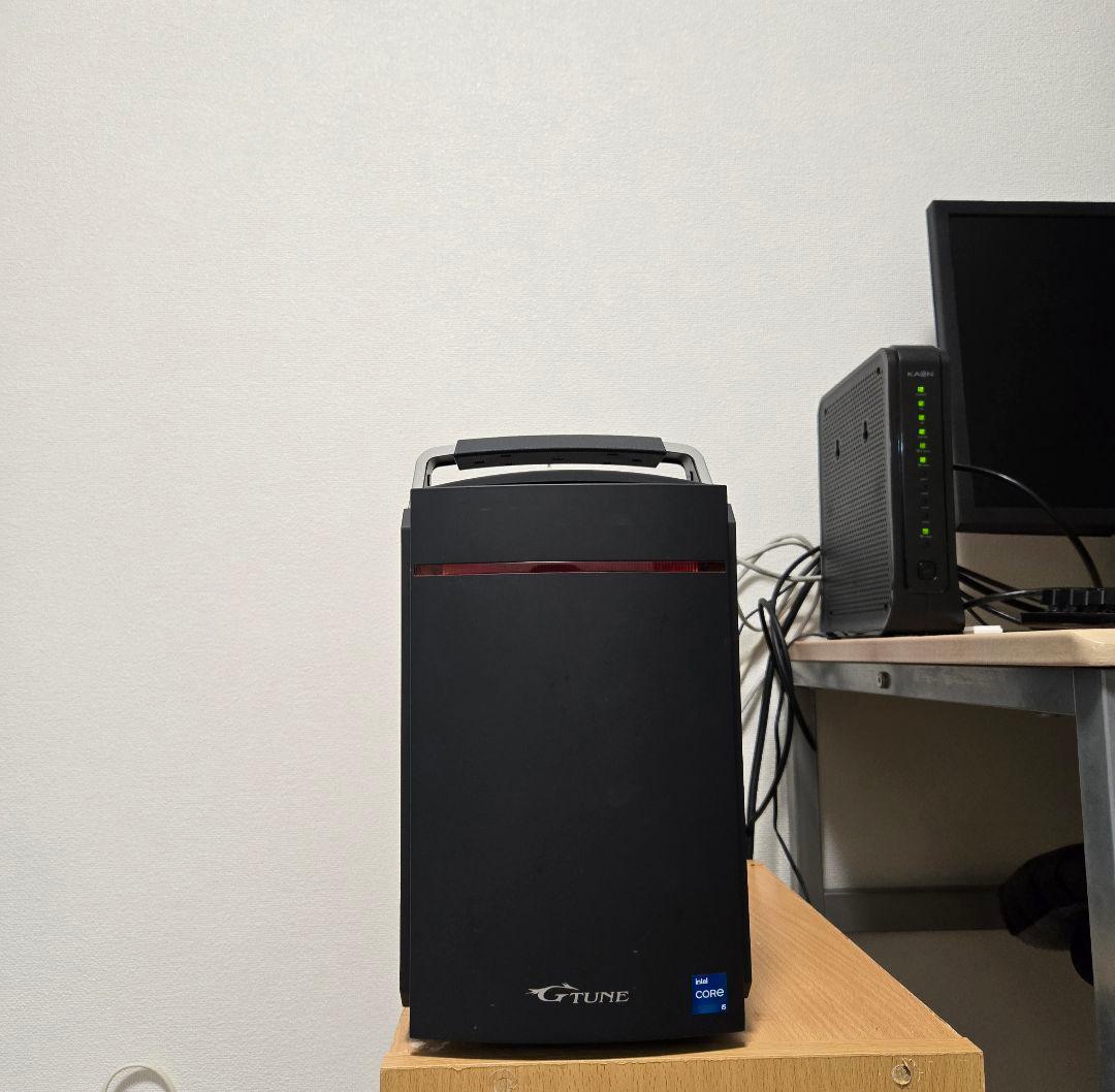 小型 高性能 ゲーミングpc G-TUNE i5 RTX4060Ti 無線