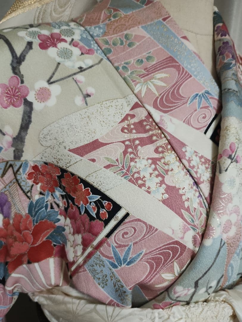 振袖のみの販売　成人式　正絹振袖　可愛い