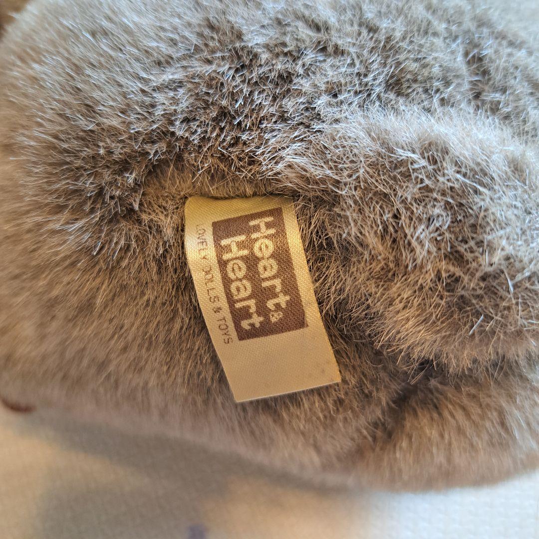 HEART&HEART もぐらのぬいぐるみ メガネ　とうもろこし　ナカジマ