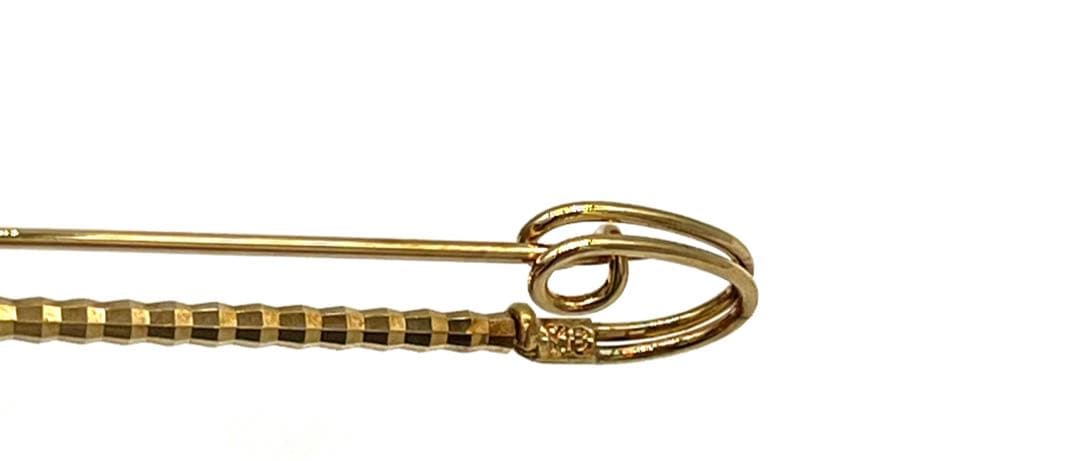 k18 18金　刻印あり　ピン　約2.7g