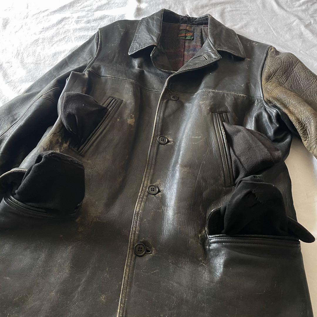 R*R様 [ドスペ]30s 40s モンゴメリーワード レザー カーコート ホー