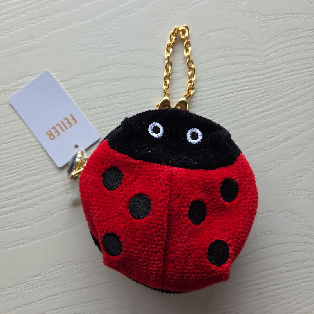 フェイラー FEILER 銀座本店限定 テントウムシポーチチャーム 新品タグ付き