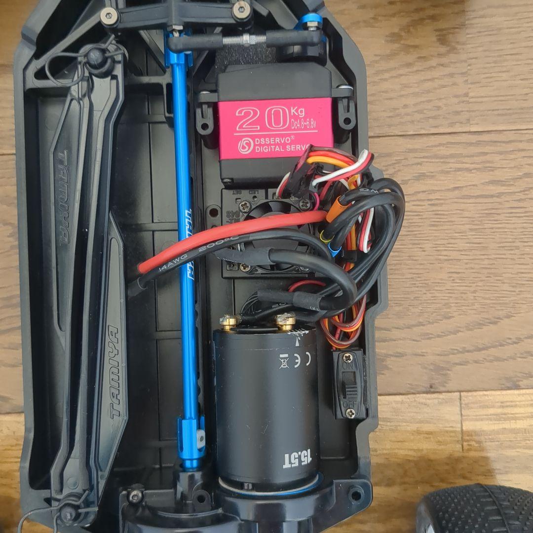 タミヤ　TT-02BR ESC、サーボ、15.5Tブラシレスモーター付　未走行品