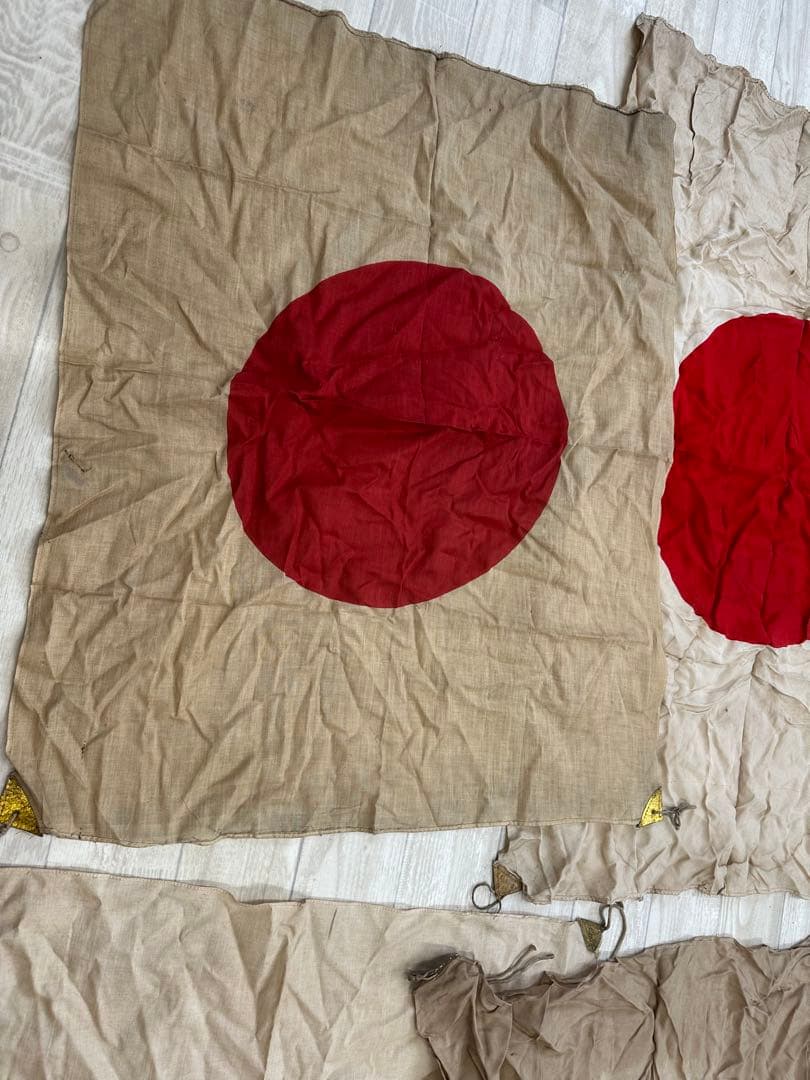旧日本軍日の丸旗　4枚まとめて