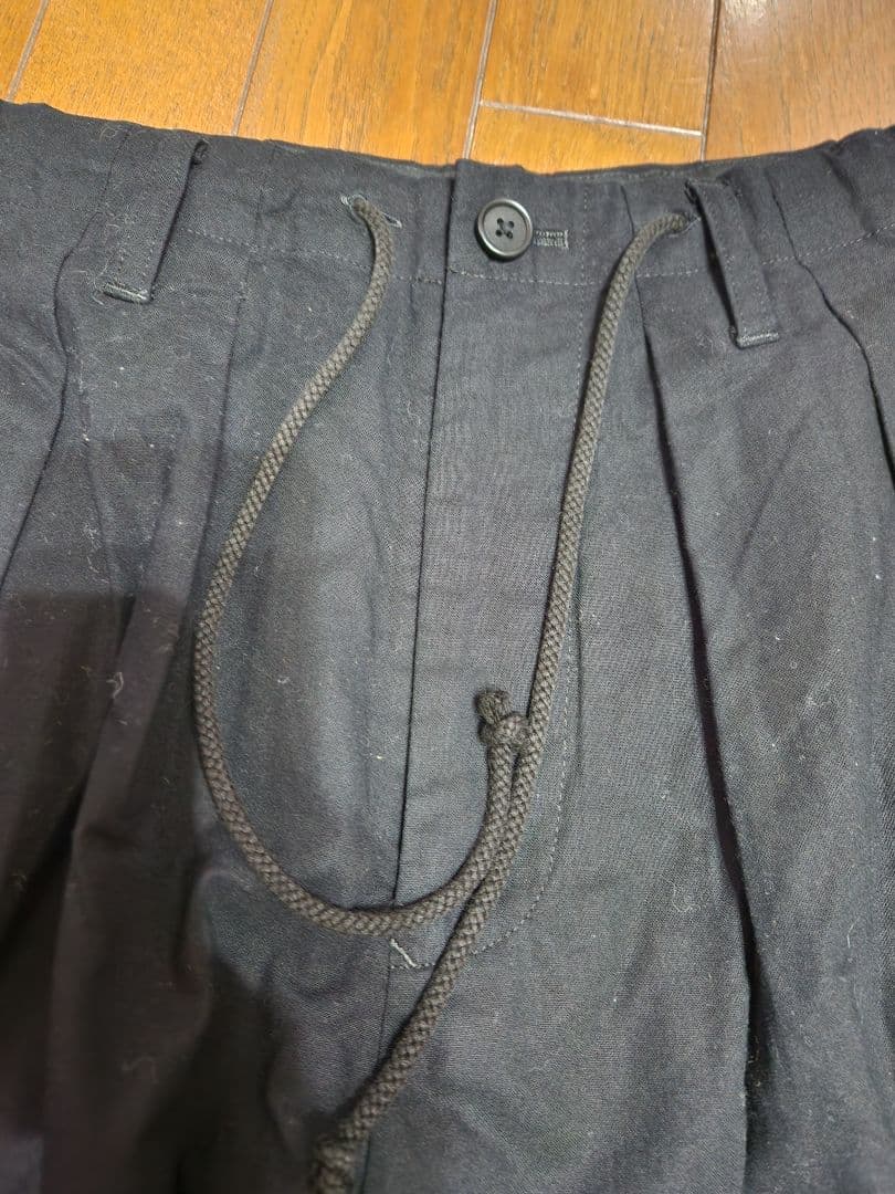 ヨウジヤマモトBLACK Scandal 黒 サルエルパンツ ドローストリング