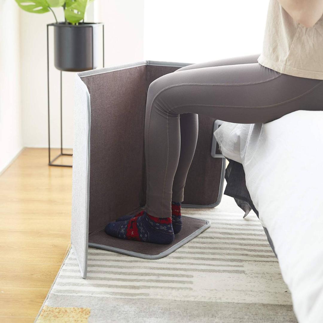 ３時間タイマー搭載の遠赤外線デスクヒーター 省エネ性能抜群