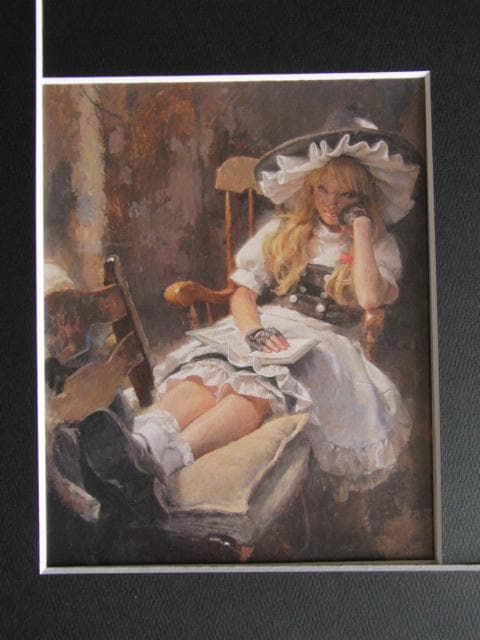 三澤寛志、普通の魔法使い、希少な画集より、新品高級額・額装付