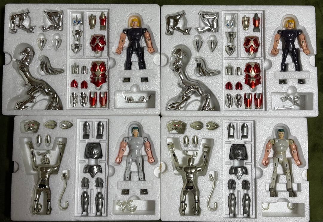 聖闘士聖衣大系　当時物　神闘士8種各2個計16個セット【開封使用品】欠品あり