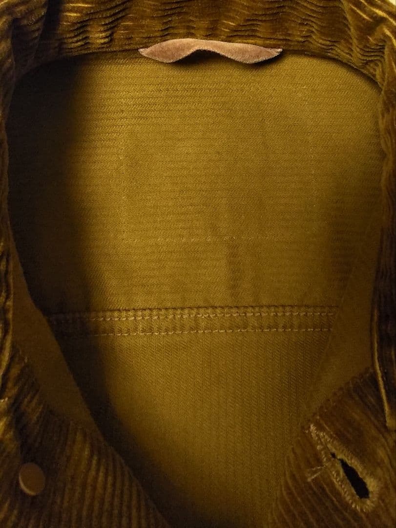 桃太郎ジーンズ 太畝 コーデュロイ 三子撚り 2nd ジャケット Mサイズ