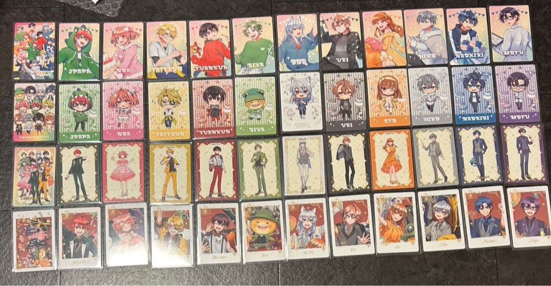 カラフルピーチ　ぷぴぱ　トレカ　からぴち　コンプ　48枚セット　ゆあんくん　のあ