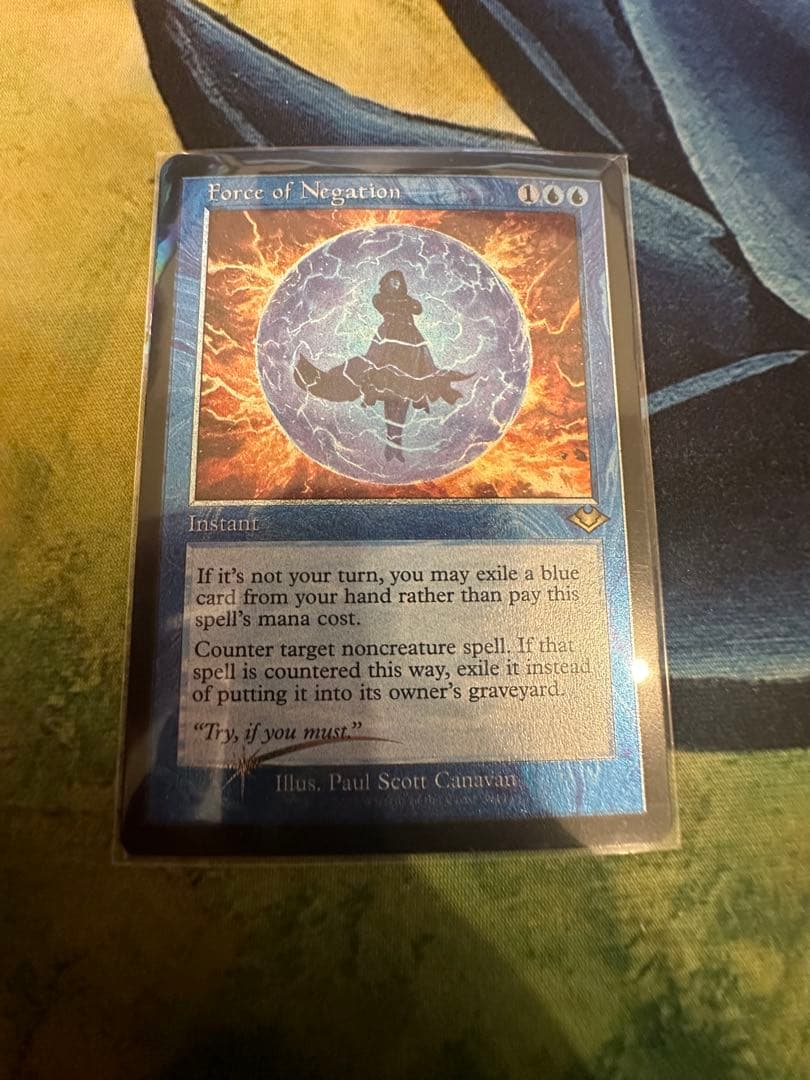 【MTG】否定の力　英語　エッチングfoil