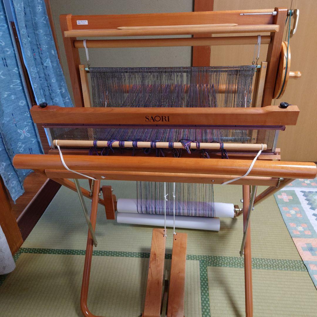 SAORI さをり 織機 織り機 SX60 織幅60㎝ 折りたたみ式
