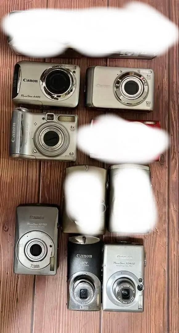 Canon キャノン　デジタルカメラ　6台　動作未確認　ジャンク　修理用②