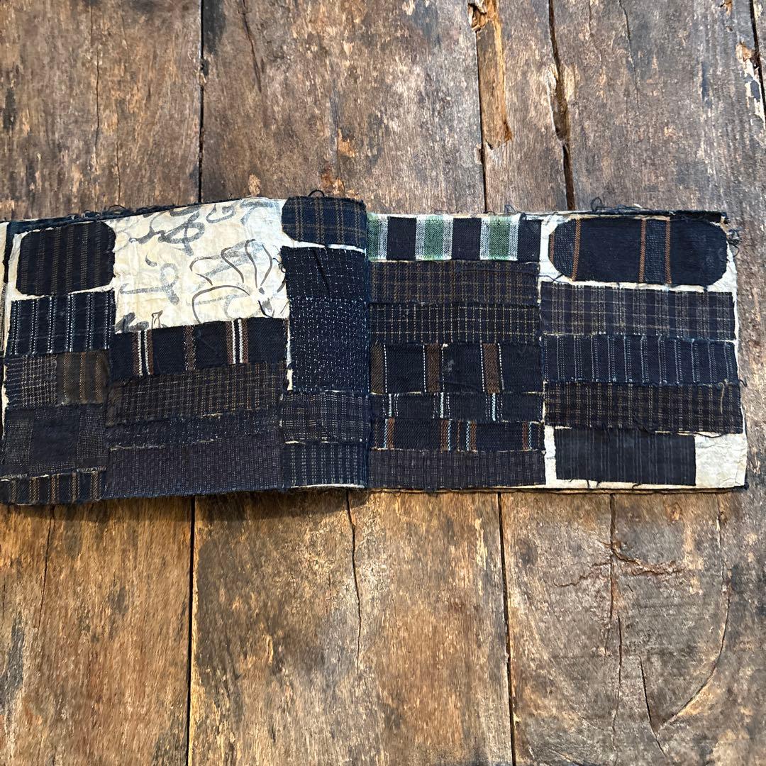 希少◆縞帳　古布　縞　襤褸