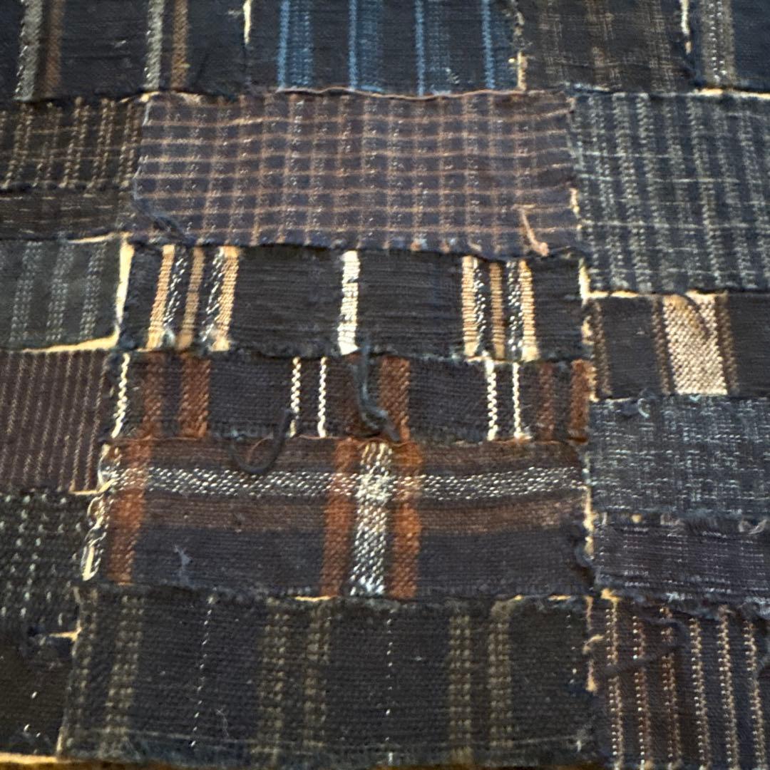 希少◆縞帳　古布　縞　襤褸