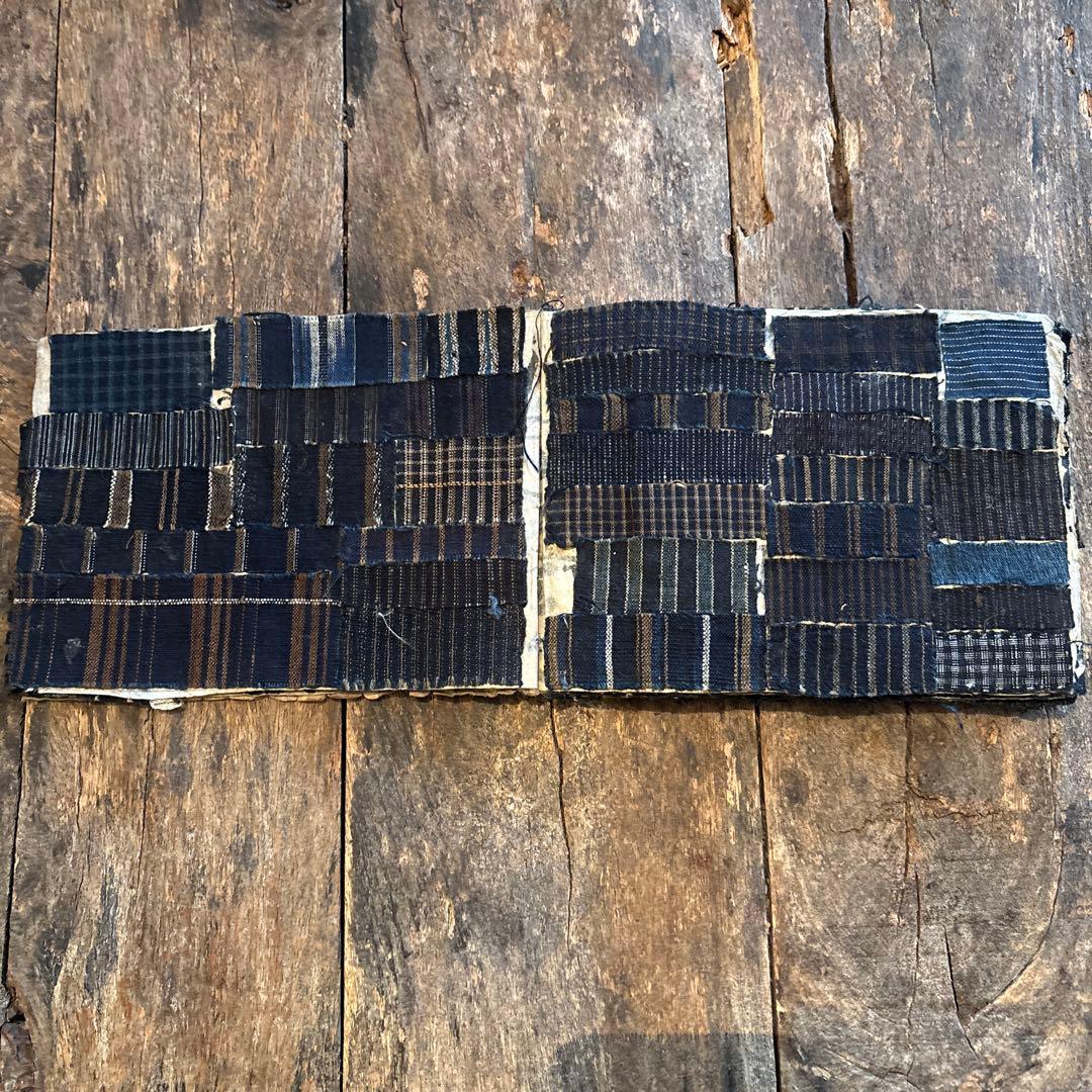 希少◆縞帳　古布　縞　襤褸