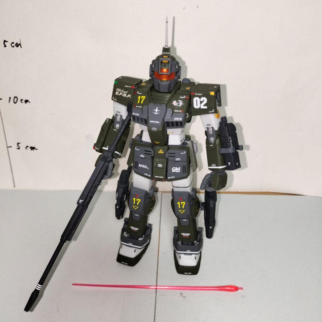 MG 1/100 プレバン限定 ジム・スナイパーカスタム 塗装完成品 ガンプラ